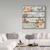 Trademark Fine Art Jean Plout 'Country Garden Butterflies' Canvas Art, 14x14 ALI29981-C1414GG